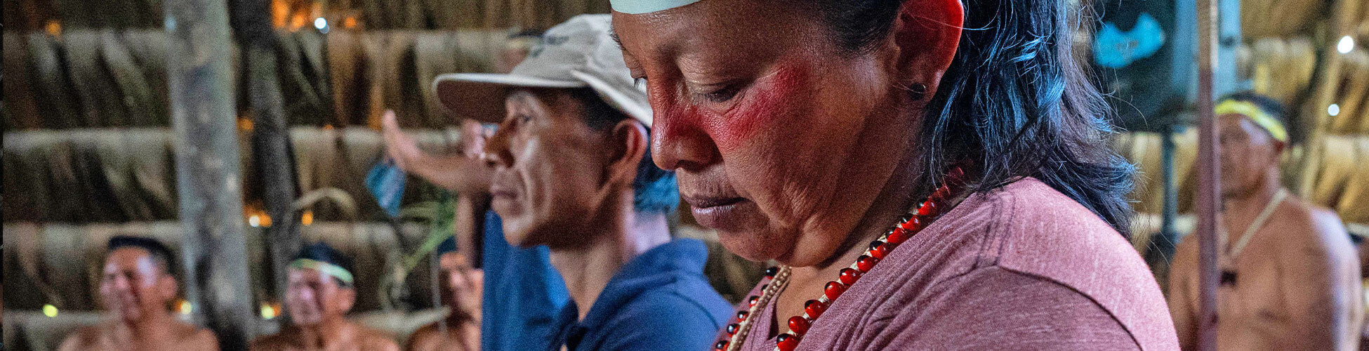 Vida comunitaria Waorani